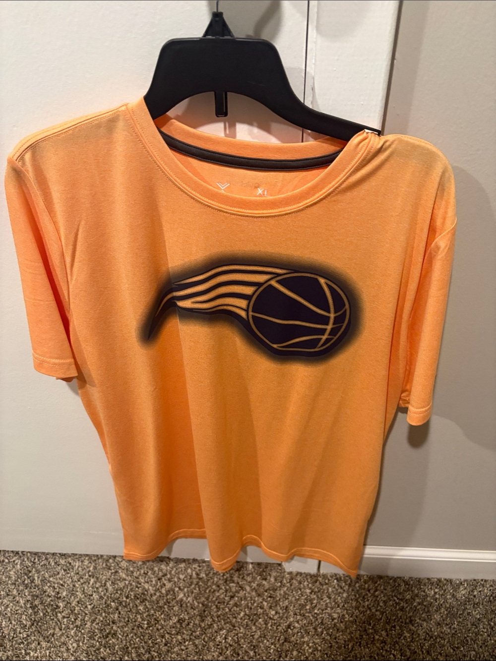 Xersion Orange Short Sleeve Graphic Tee